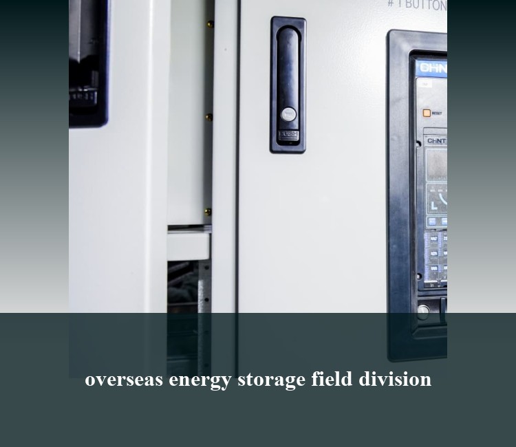 overseas energy storage field division