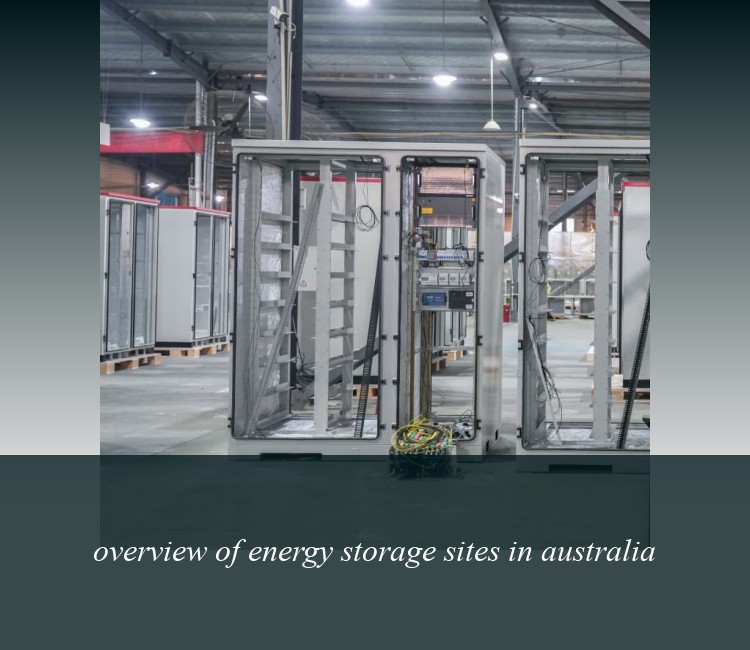 overview of energy storage sites in australia