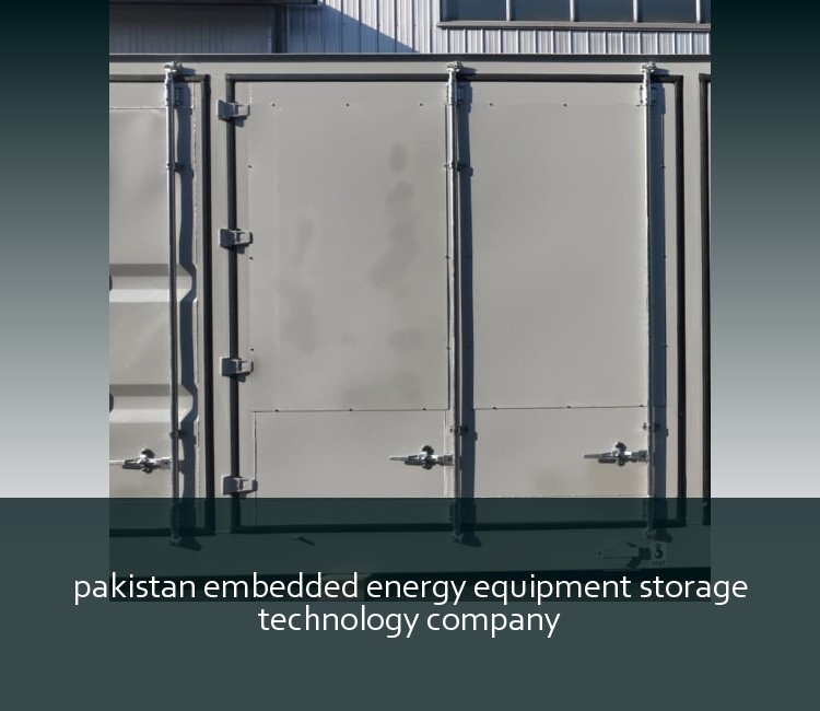 pakistan embedded energy equipment storage technology company