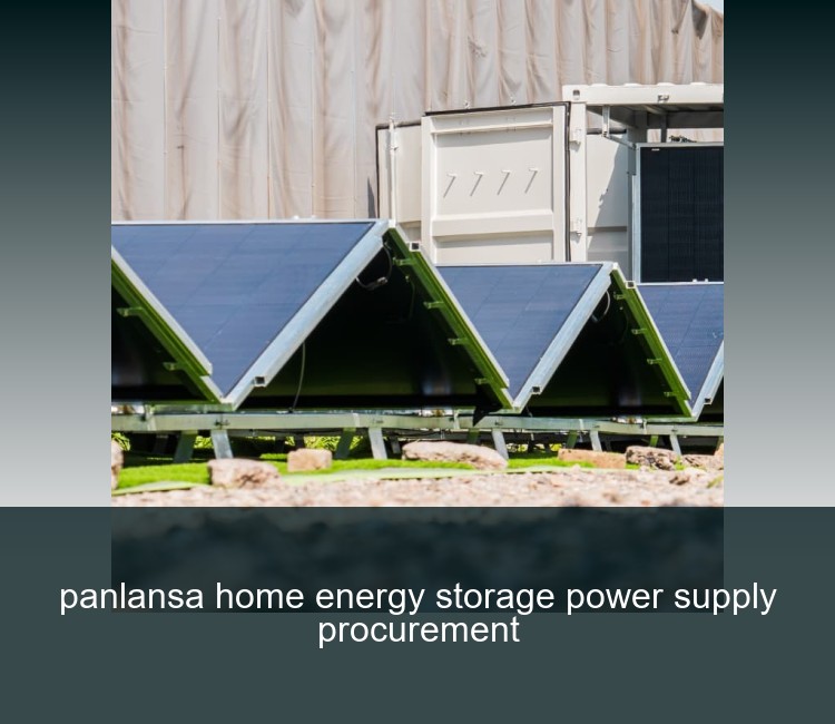 panlansa home energy storage power supply procurement