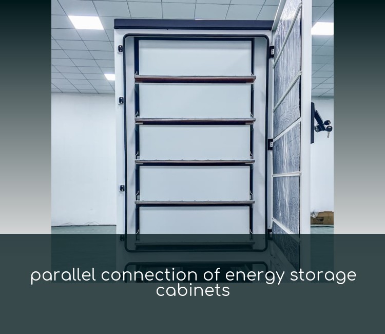 parallel connection of energy storage cabinets