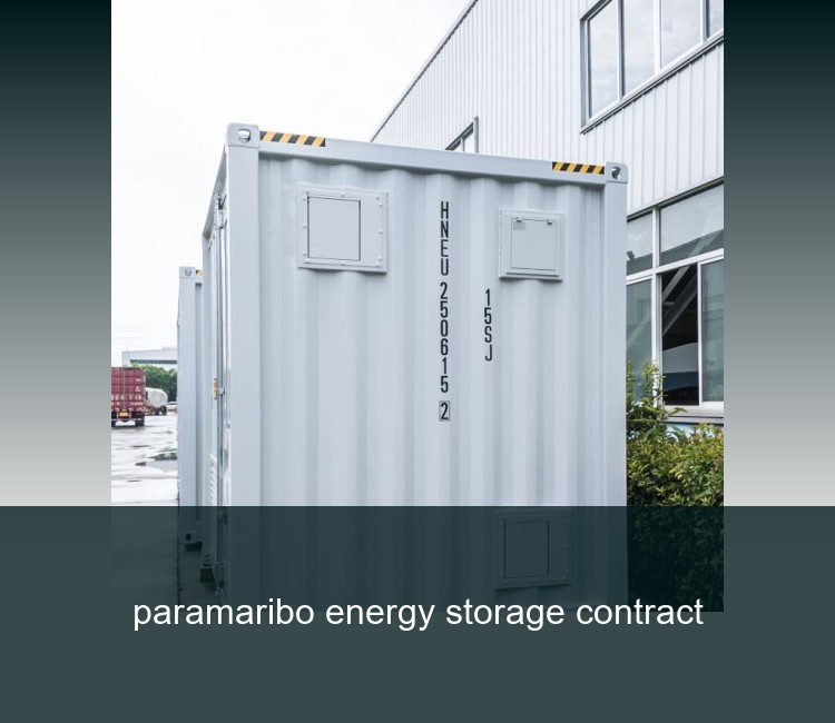 paramaribo energy storage contract