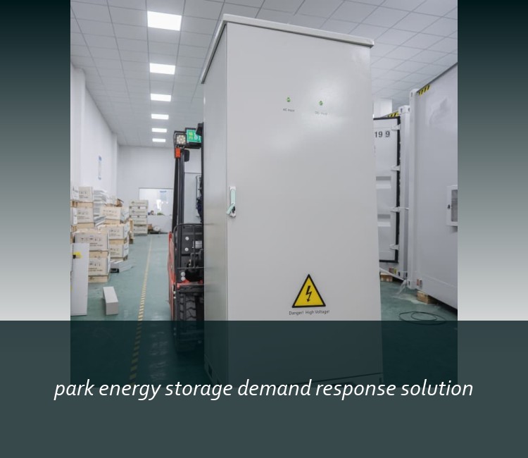 park energy storage demand response solution