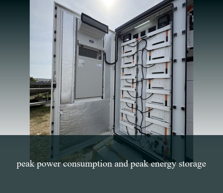 peak power consumption and peak energy storage