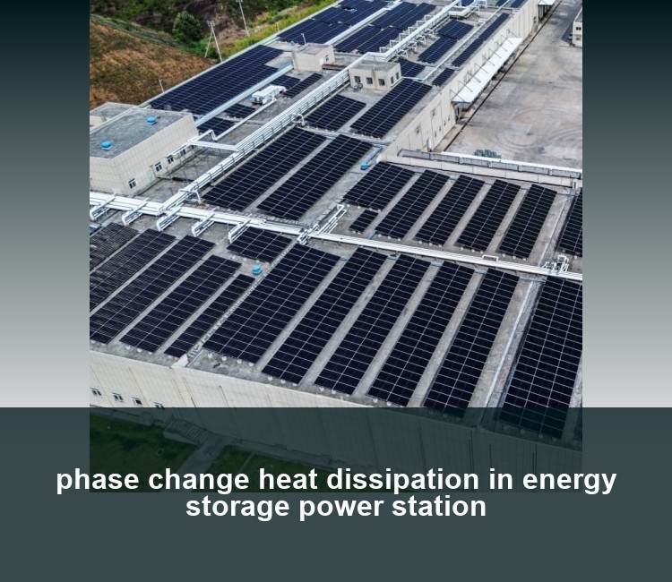 phase change heat dissipation in energy storage power station