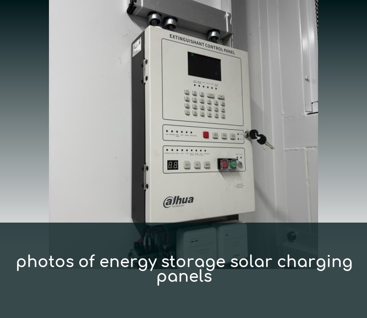 photos of energy storage solar charging panels