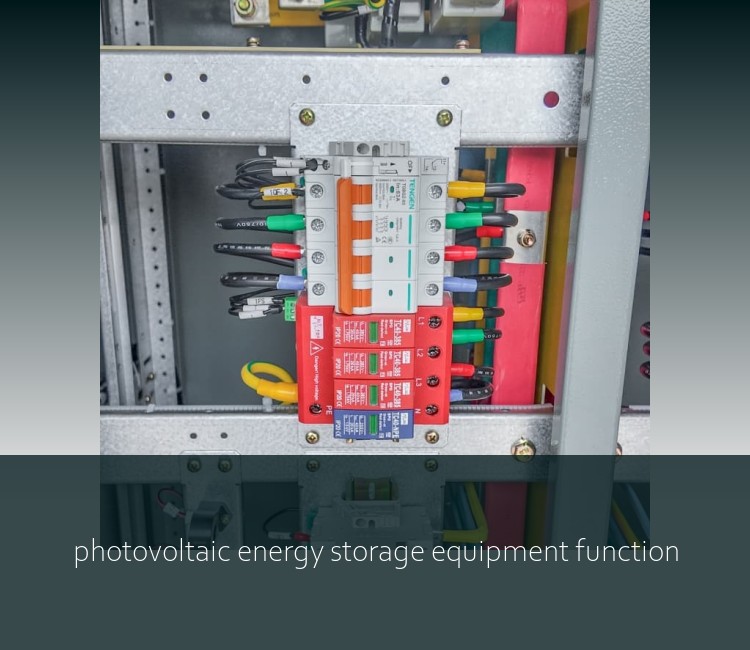 photovoltaic energy storage equipment function