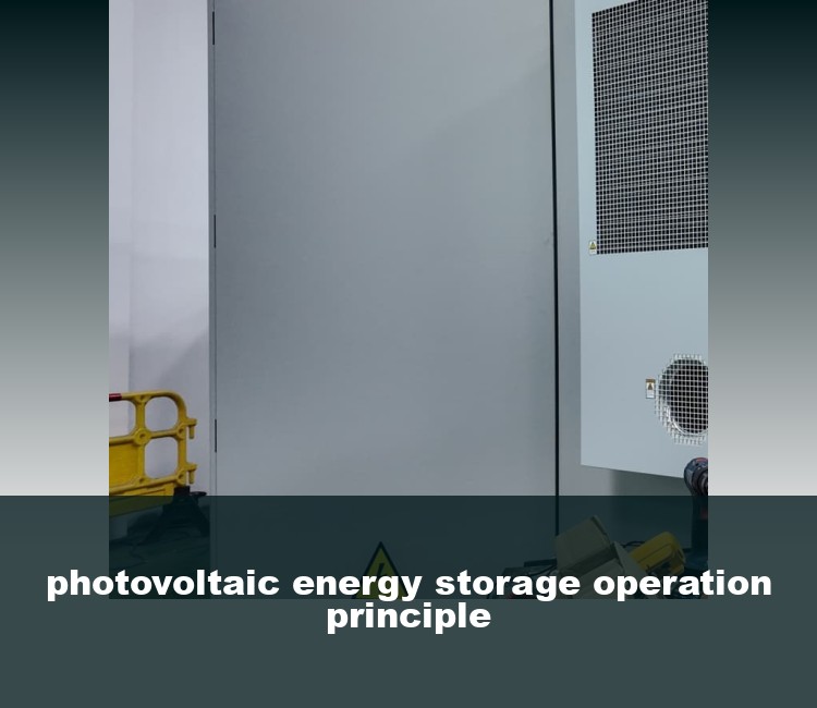 photovoltaic energy storage operation principle