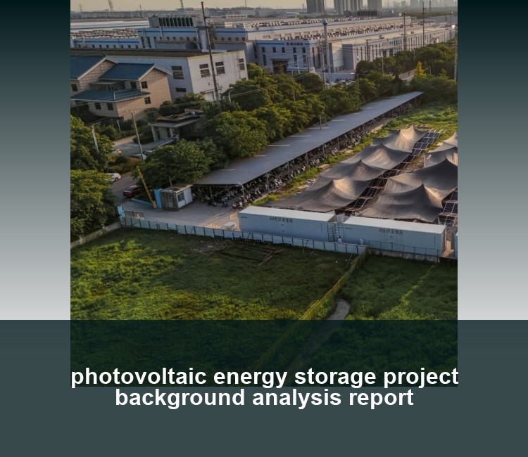 photovoltaic energy storage project background analysis report