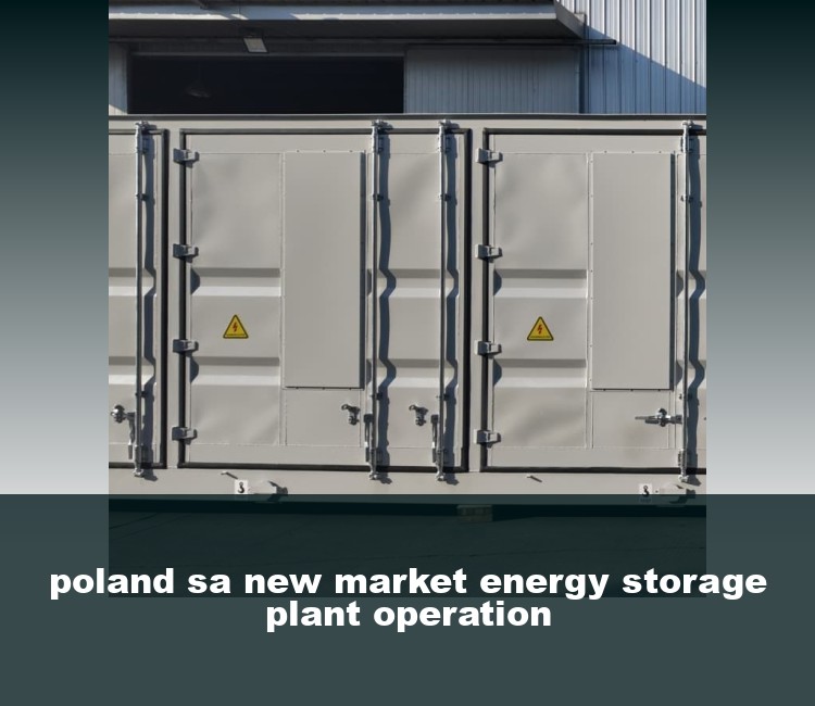 poland sa new market energy storage plant operation