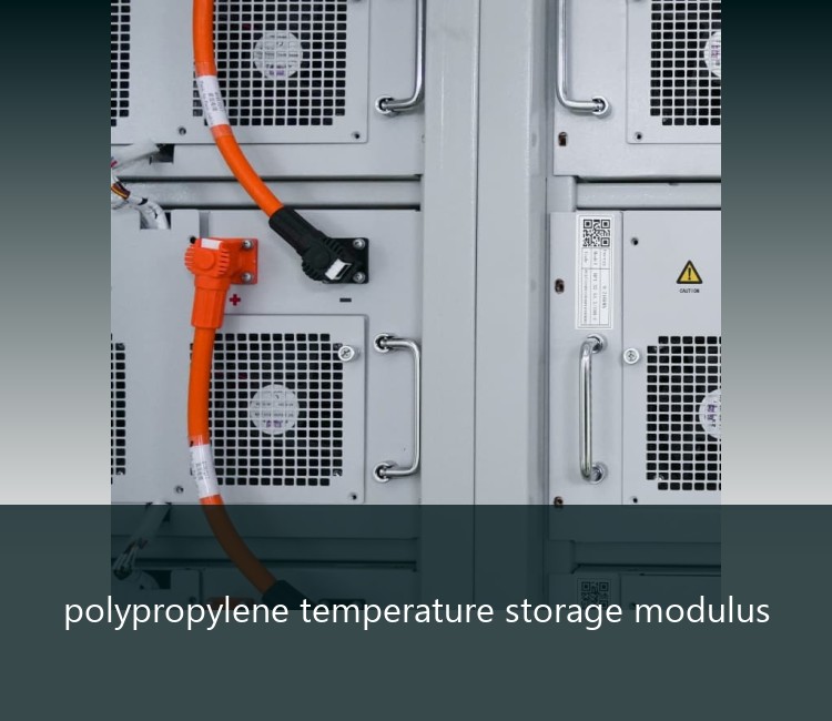 polypropylene temperature storage modulus
