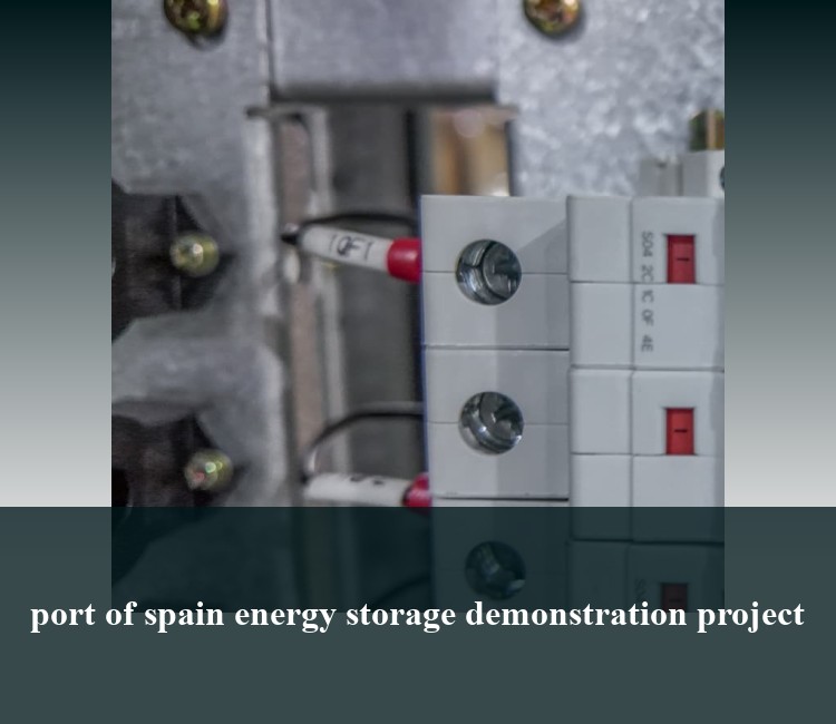 port of spain energy storage demonstration project