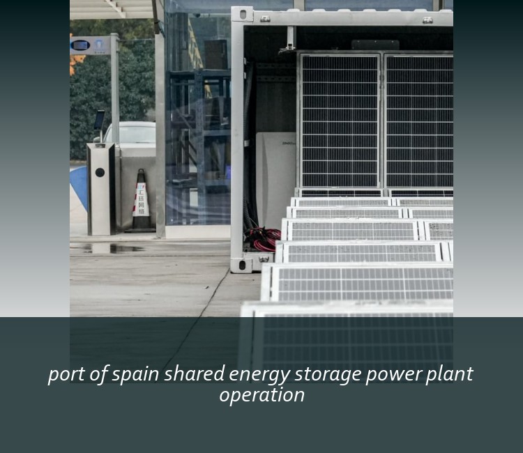 port of spain shared energy storage power plant operation