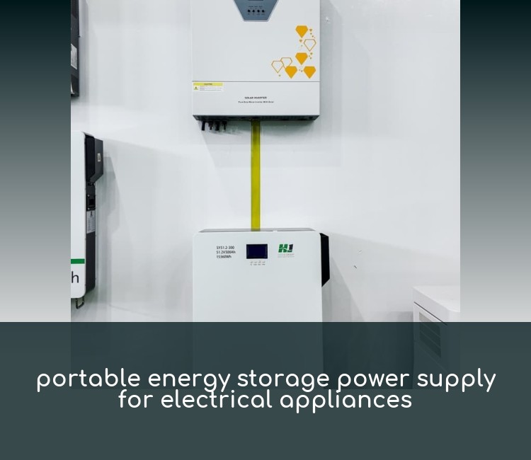 portable energy storage power supply for electrical appliances