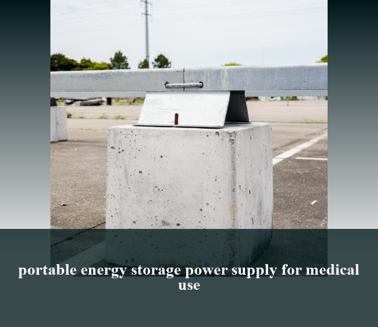 portable energy storage power supply for medical use