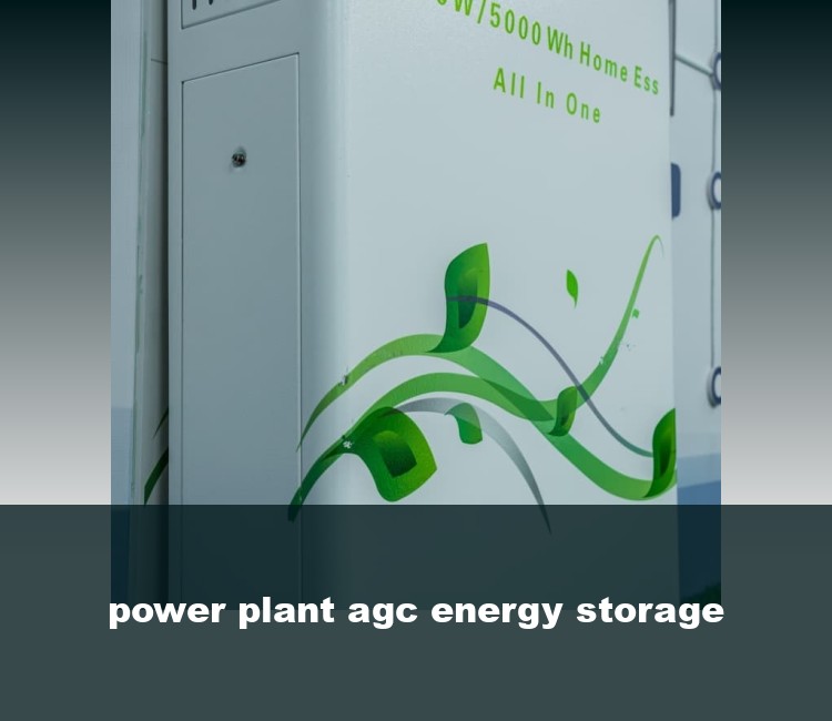 power plant agc energy storage