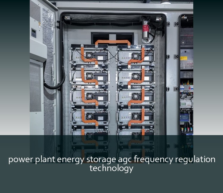 power plant energy storage agc frequency regulation technology