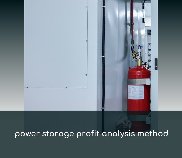 power storage profit analysis method