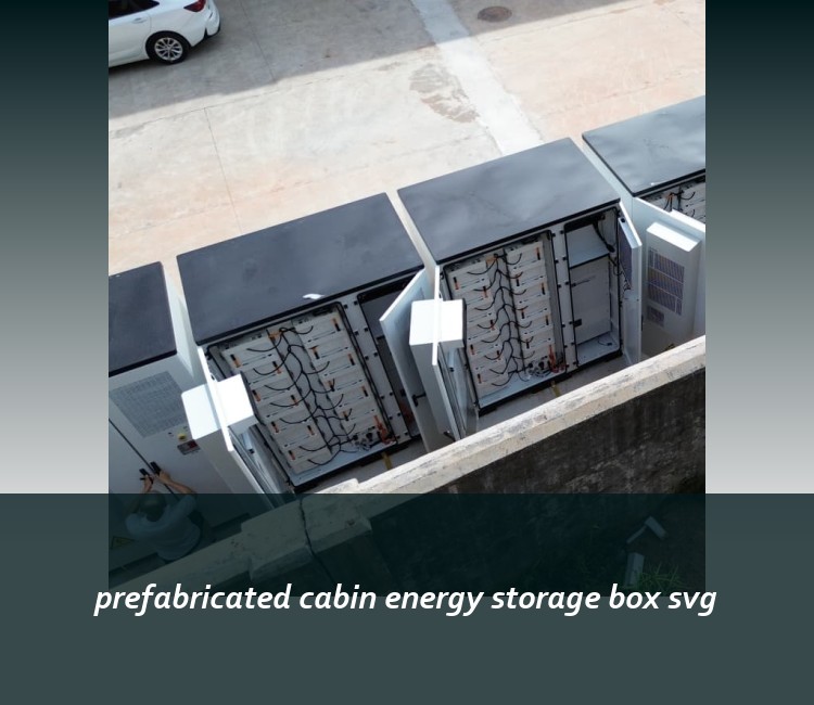 prefabricated cabin energy storage box svg