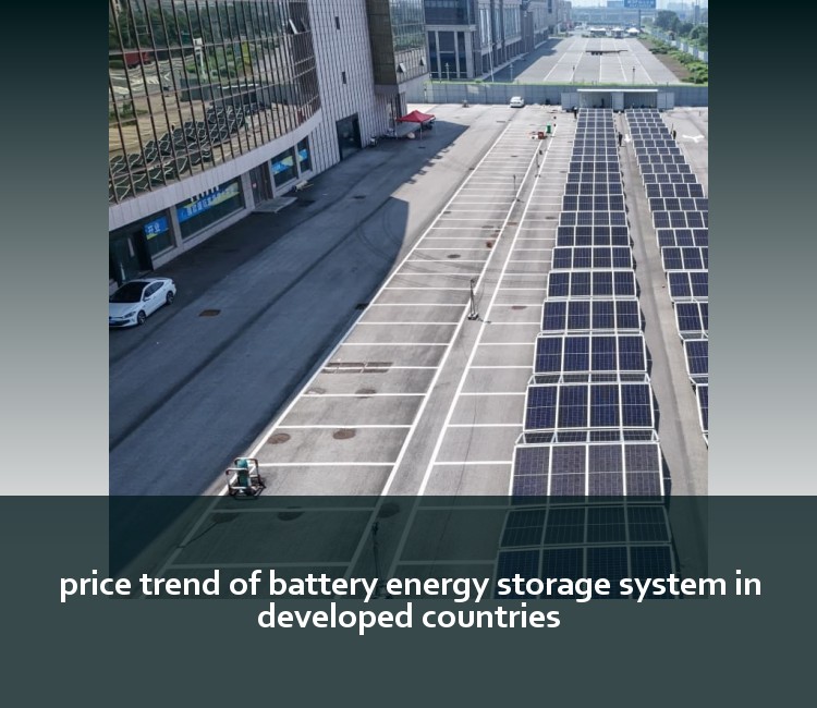 price trend of battery energy storage system in developed countries