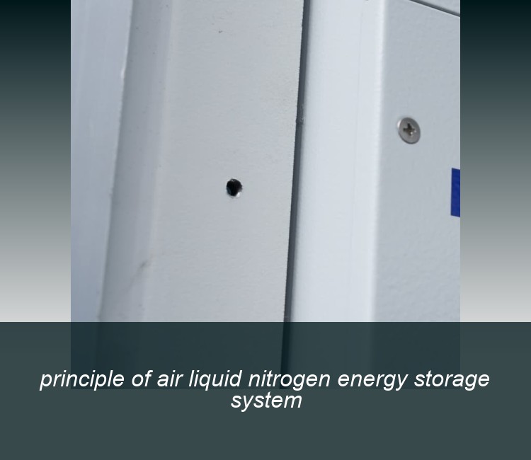 principle of air liquid nitrogen energy storage system