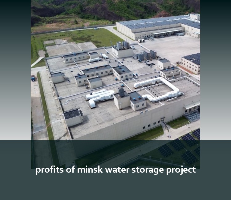 profits of minsk water storage project