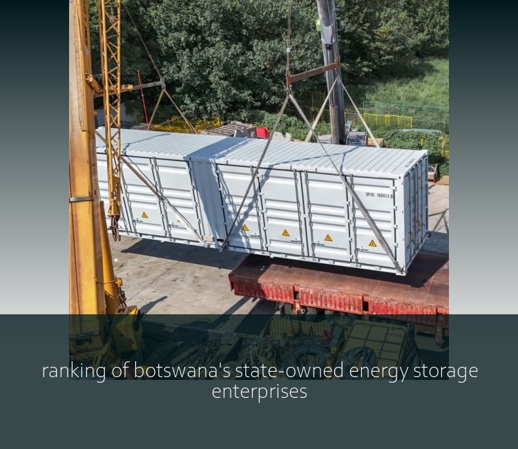ranking of botswana's state-owned energy storage enterprises