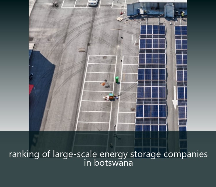 ranking of large-scale energy storage companies in botswana
