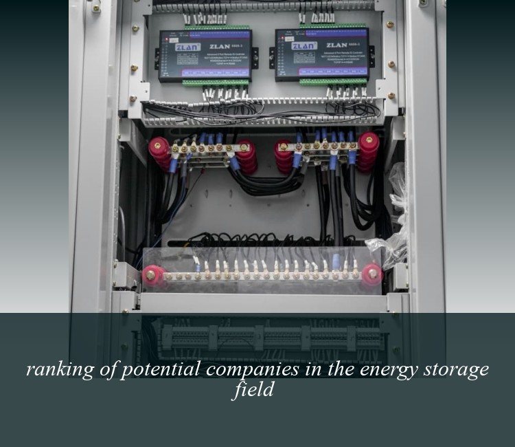 ranking of potential companies in the energy storage field