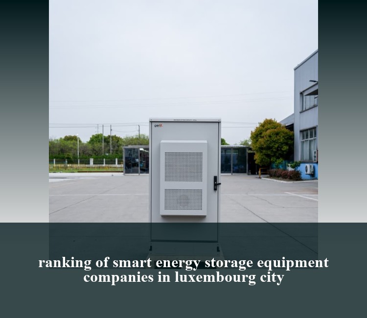 ranking of smart energy storage equipment companies in luxembourg city
