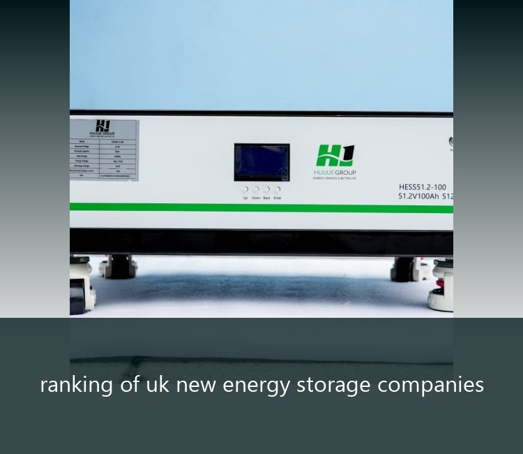ranking of uk new energy storage companies