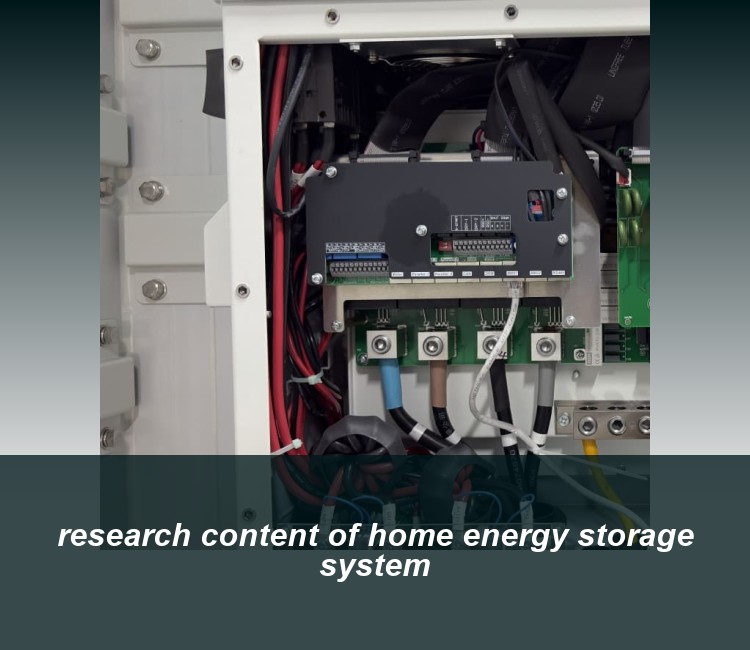 research content of home energy storage system