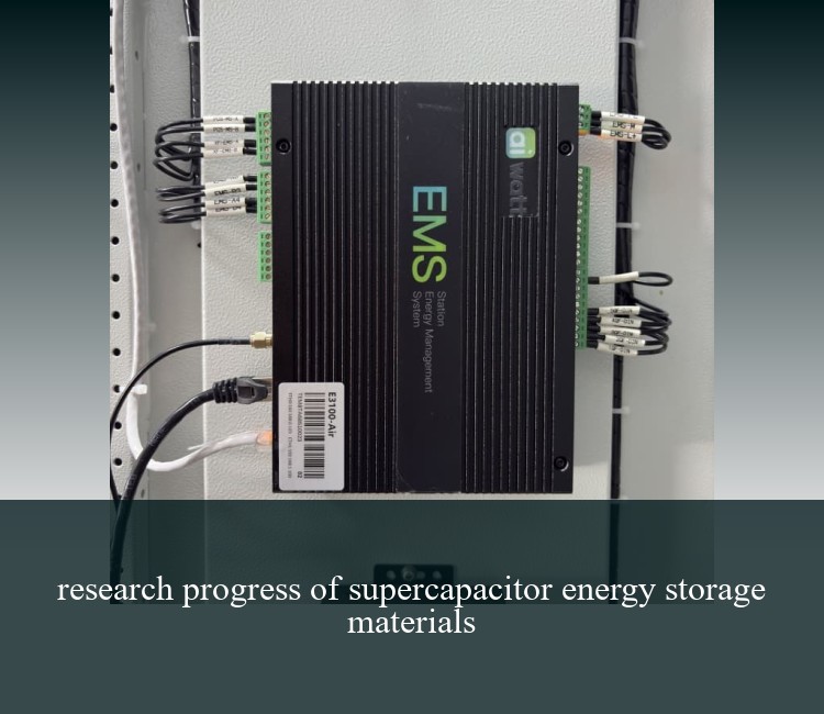research progress of supercapacitor energy storage materials