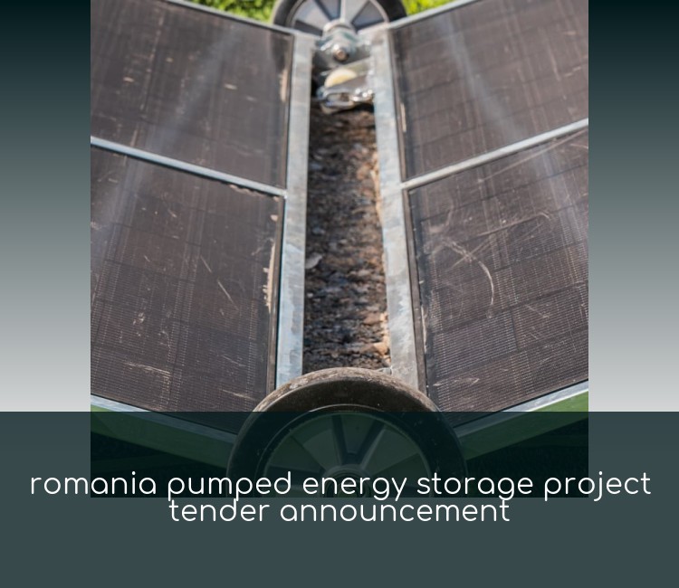romania pumped energy storage project tender announcement