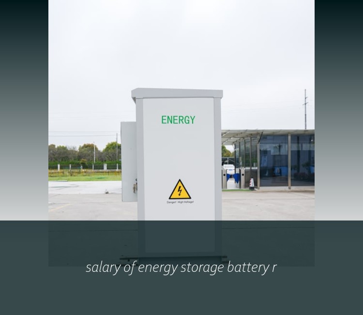 salary of energy storage battery r