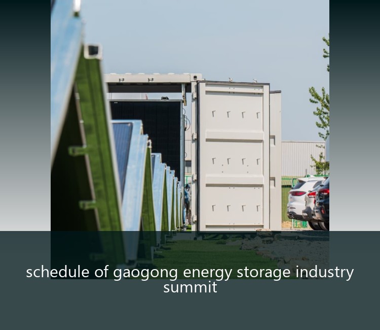 schedule of gaogong energy storage industry summit