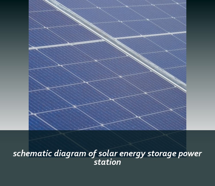 schematic diagram of solar energy storage power station