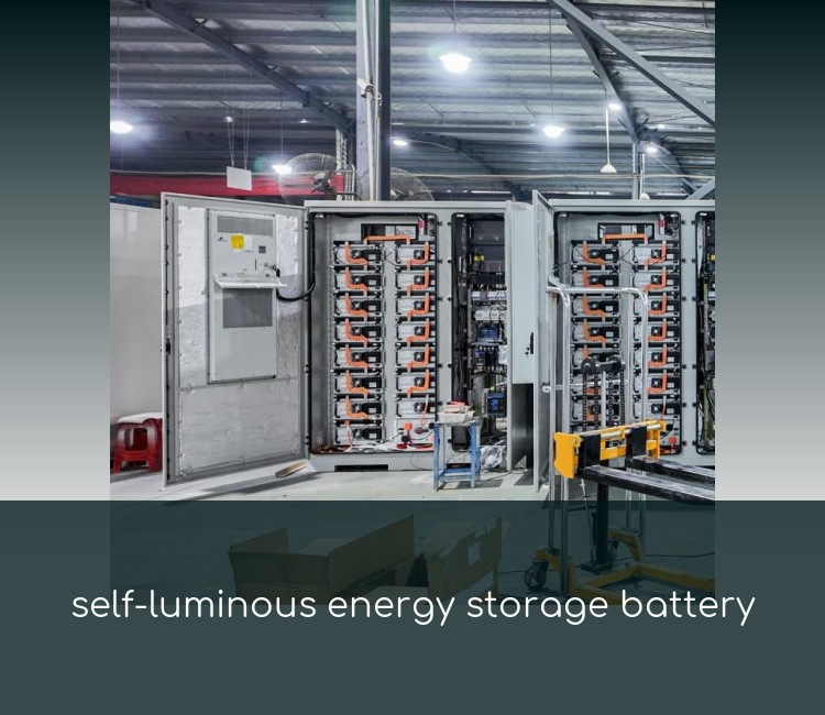 self-luminous energy storage battery