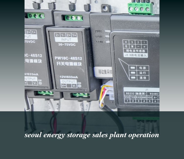 seoul energy storage sales plant operation