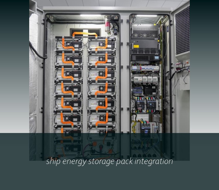ship energy storage pack integration