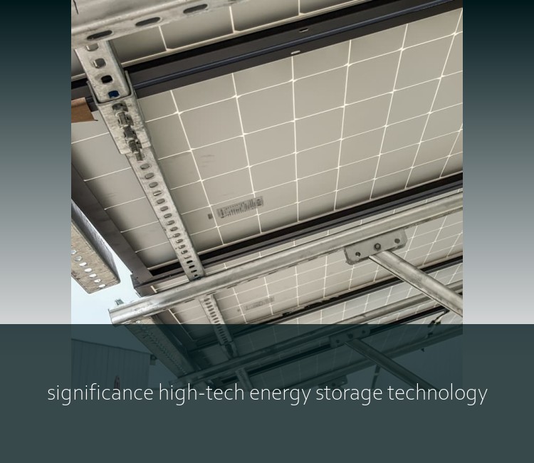 significance high-tech energy storage technology