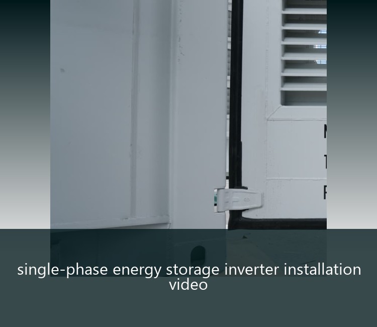 single-phase energy storage inverter installation video