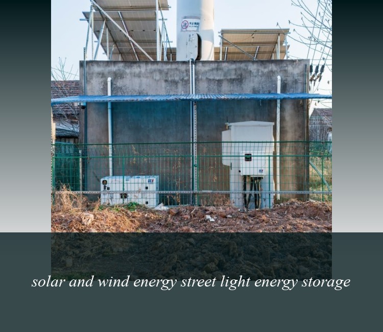 solar and wind energy street light energy storage