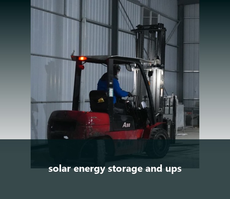solar energy storage and ups