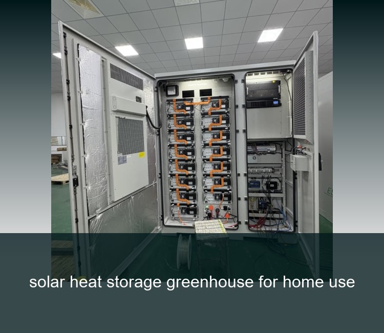 solar heat storage greenhouse for home use