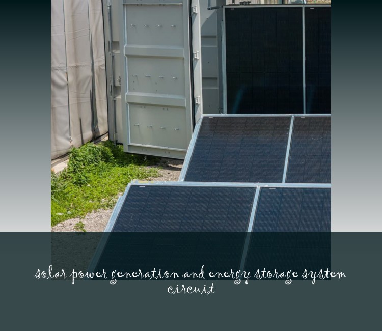 solar power generation and energy storage system circuit
