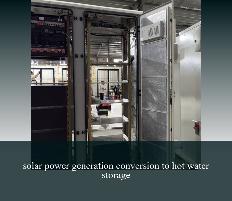 solar power generation conversion to hot water storage