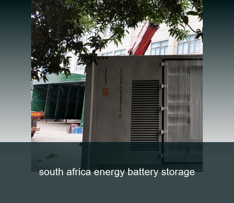 south africa energy battery storage