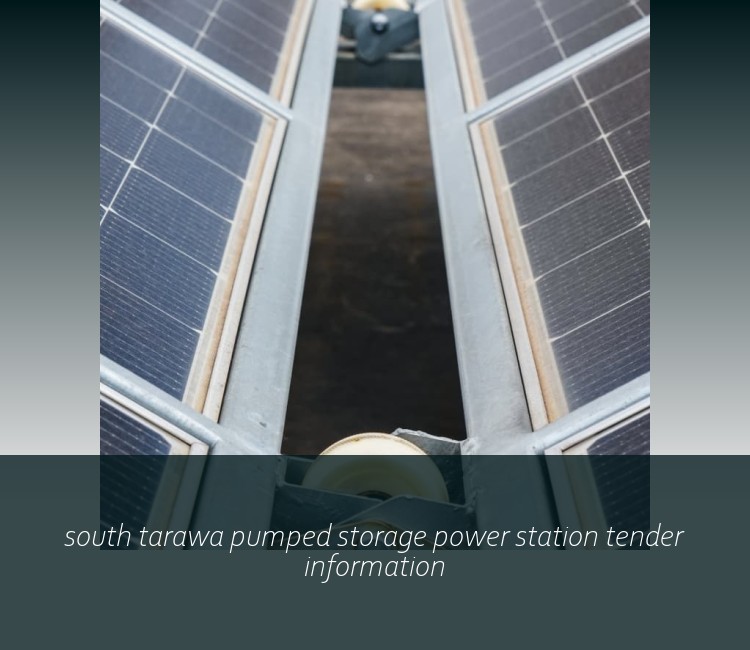 south tarawa pumped storage power station tender information