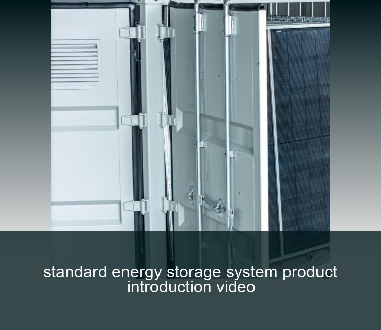 standard energy storage system product introduction video